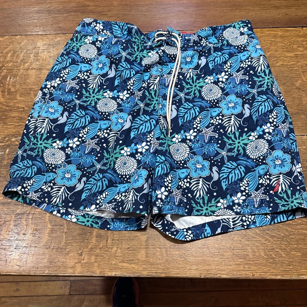 Nautica men’s XL swim‎ trunks tropical vacation